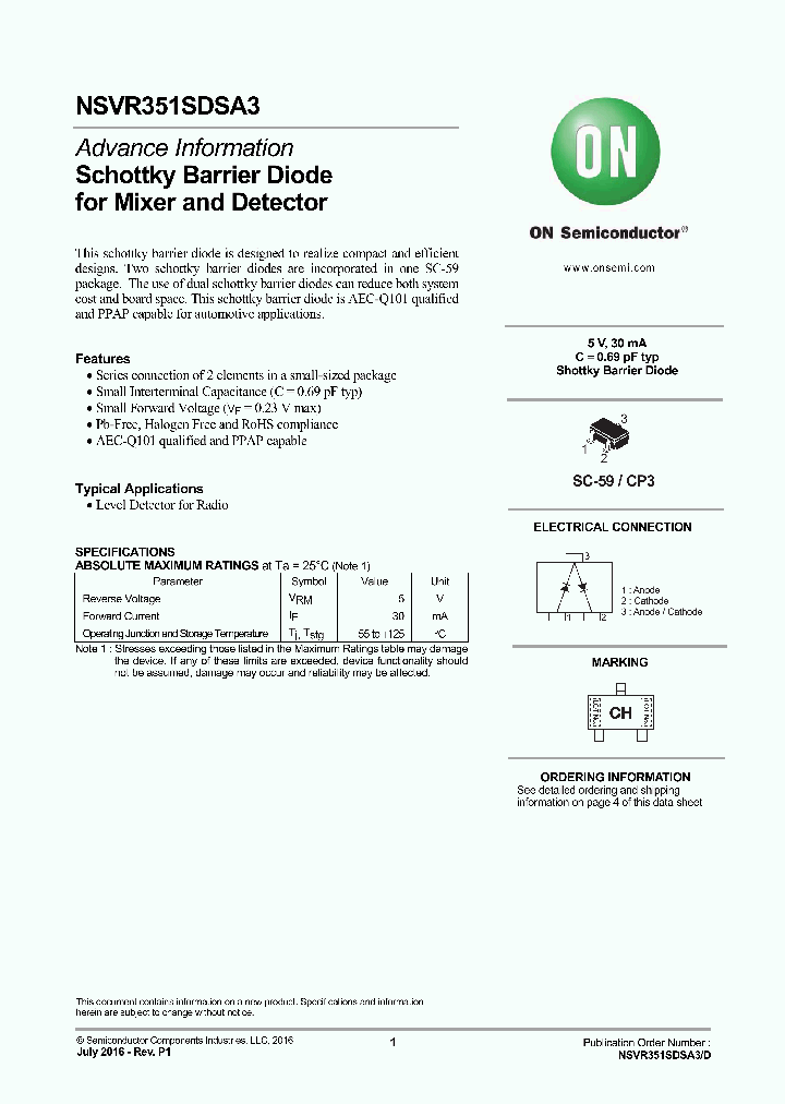 NSVR351SDSA3T1G_9045424.PDF Datasheet