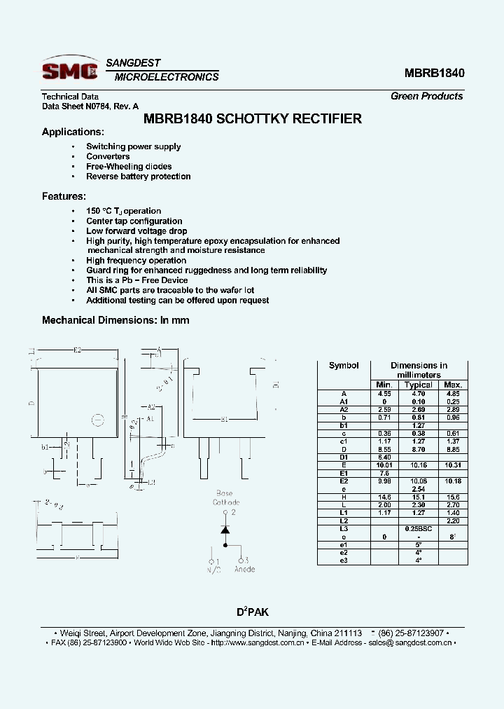 MBRB1840_9045563.PDF Datasheet