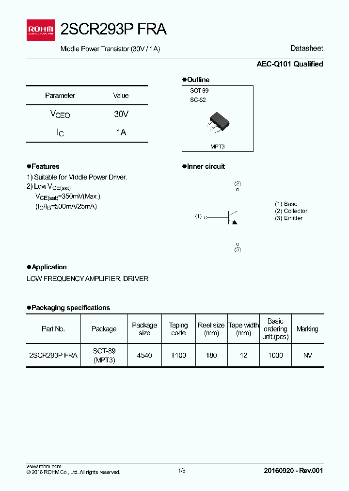 2SCR293PFRA_9045728.PDF Datasheet