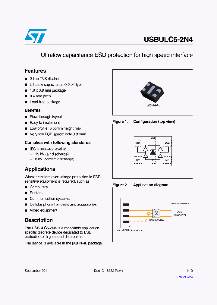 USBULC6-2N4_9046033.PDF Datasheet
