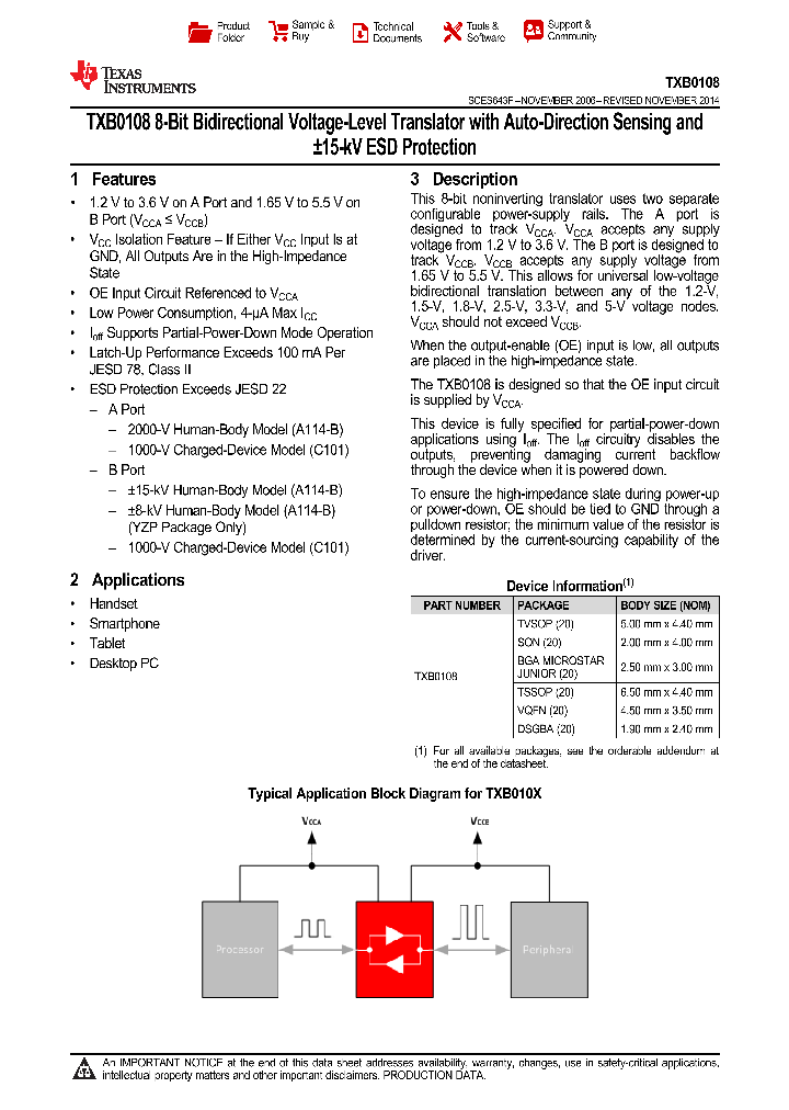 TXB0108DQSR_9046073.PDF Datasheet