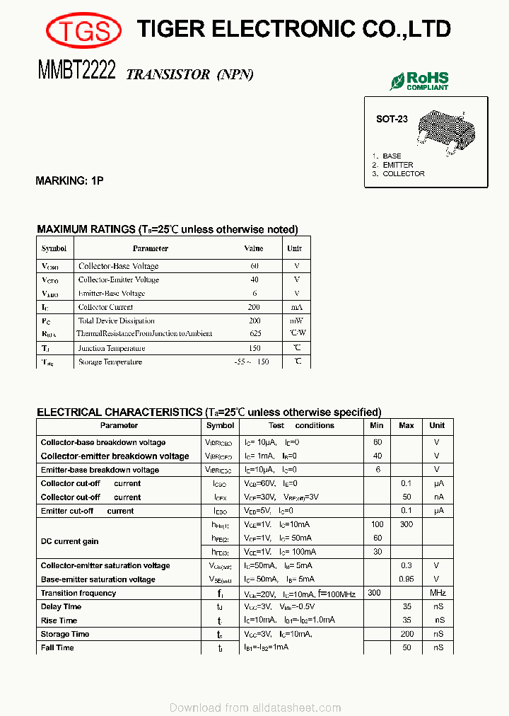MMBT2222_9046379.PDF Datasheet