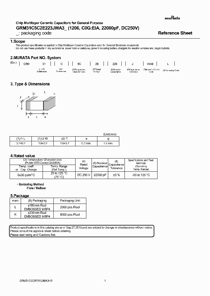 GRM31C5C2E223JWA3_9046447.PDF Datasheet
