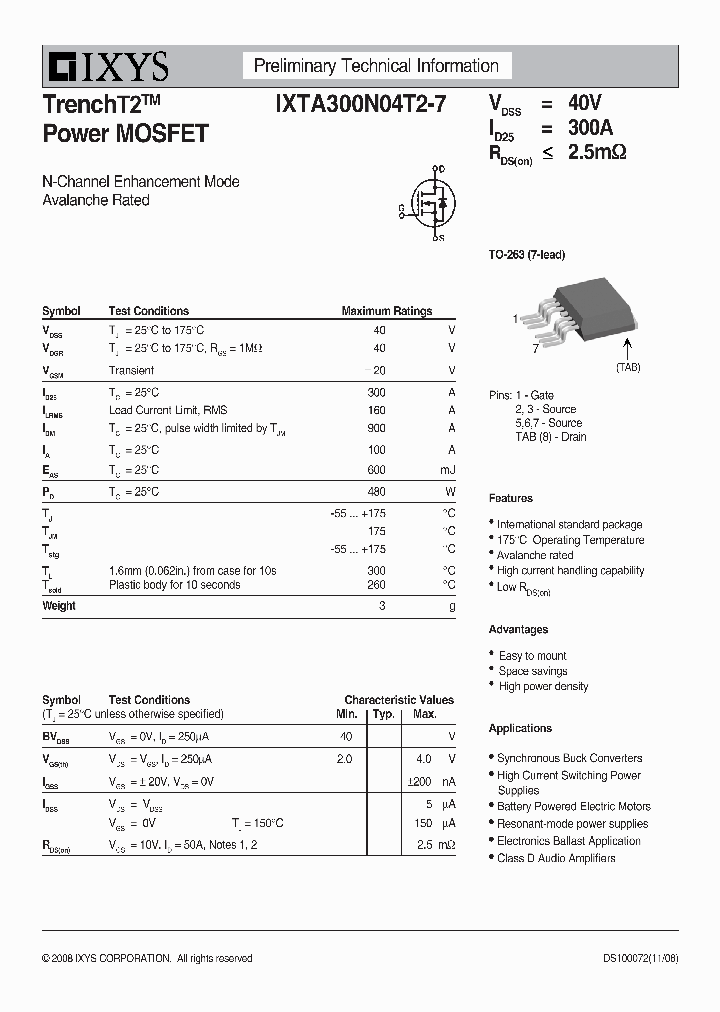 IXTA300N04T2-7_9046498.PDF Datasheet