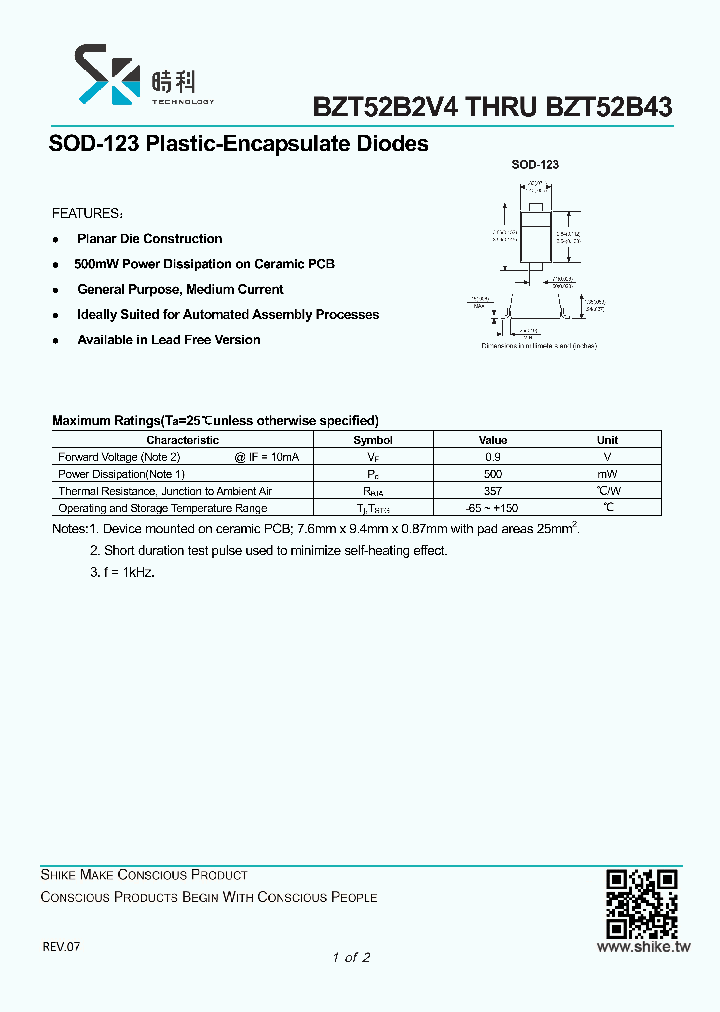 BZT52B8V2_9046572.PDF Datasheet