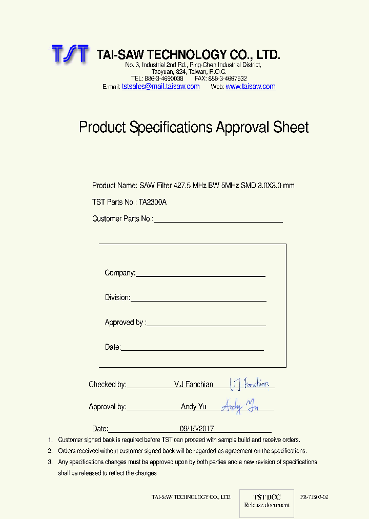 TA2300A_9046735.PDF Datasheet