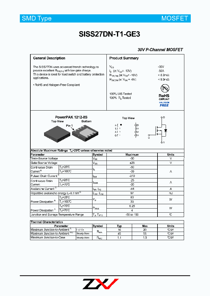 SISS27DN-T1-GE3_9047479.PDF Datasheet