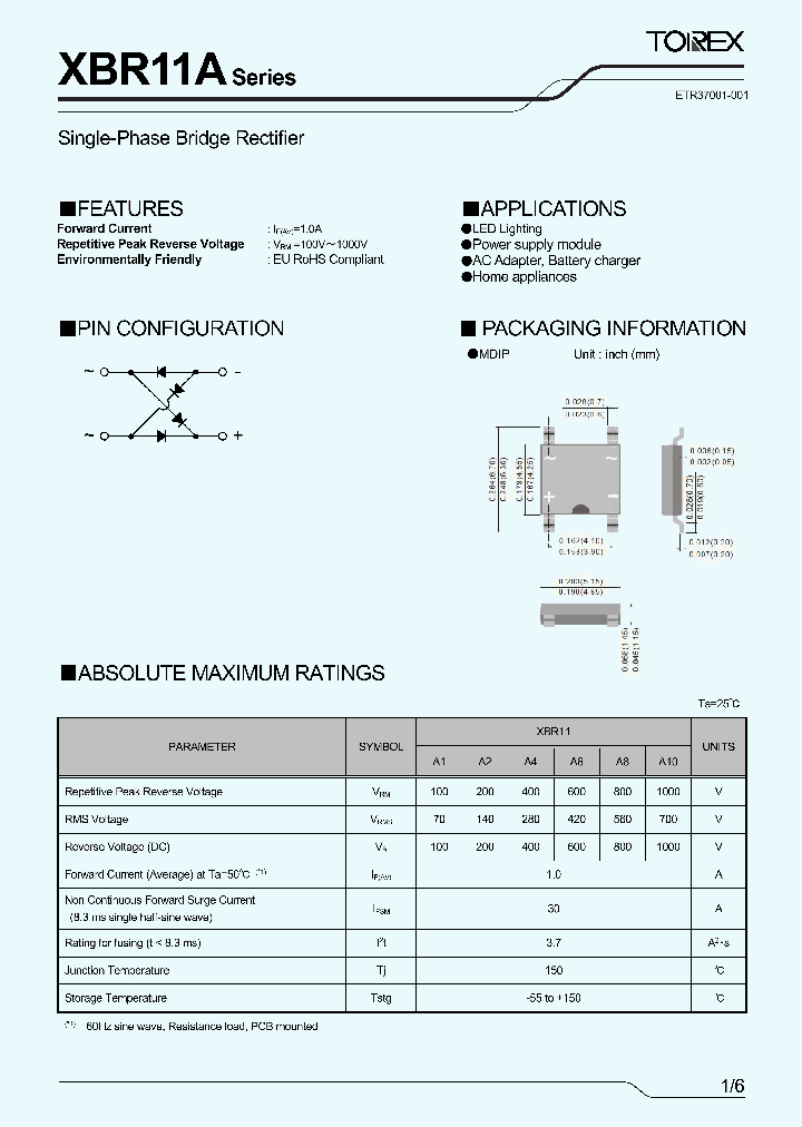 XBR11A6-G_9047410.PDF Datasheet