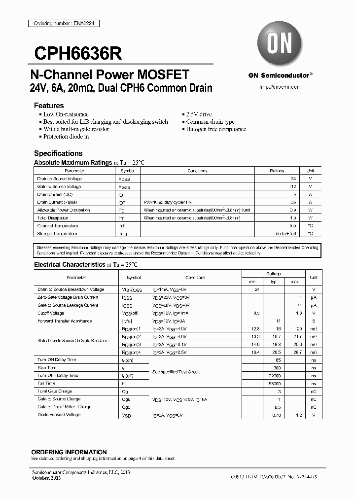 CPH6636R-TL-W_9047654.PDF Datasheet