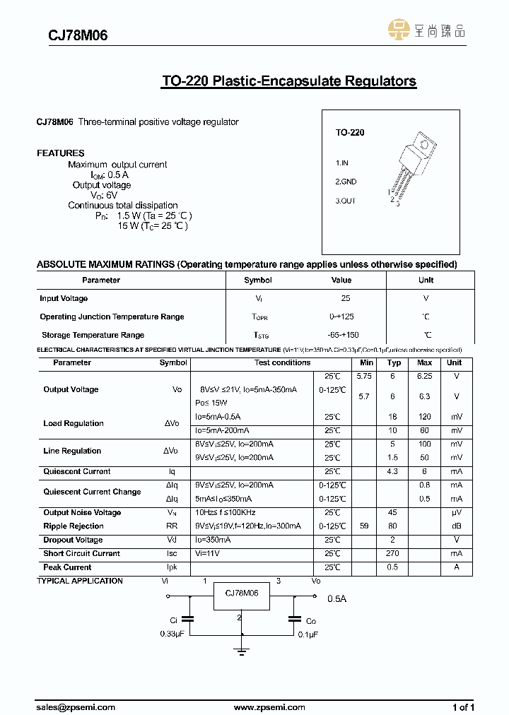 CJ78M06-TO220_9048174.PDF Datasheet