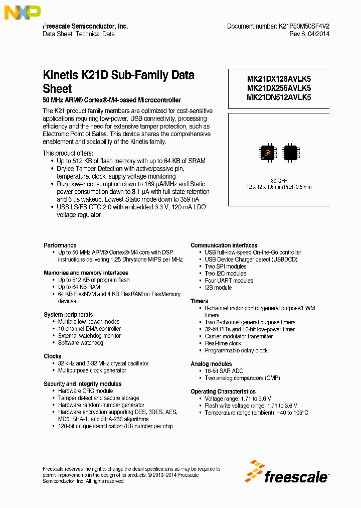 MK21DX256AVLK5_9048554.PDF Datasheet