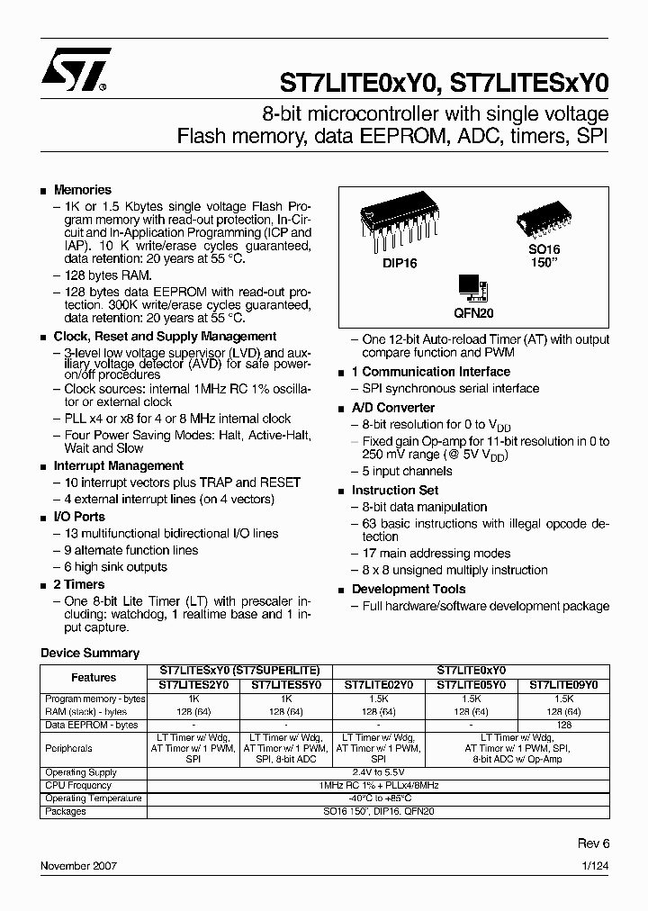 ST7LITE05Y0_9048920.PDF Datasheet