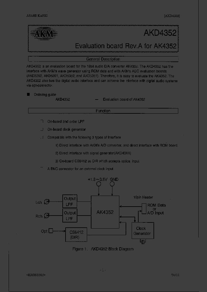 AKD4352_9049051.PDF Datasheet