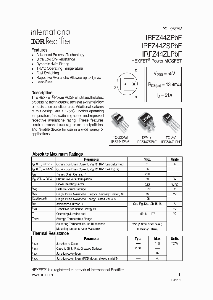 IRFZ44ZPBF_9049054.PDF Datasheet