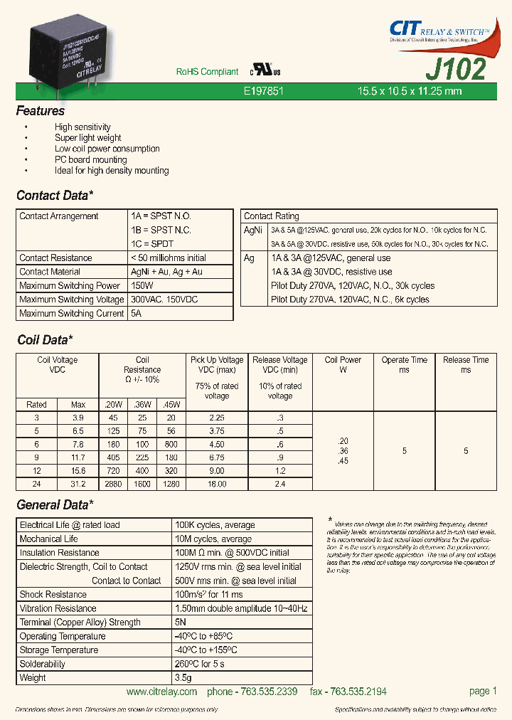 J1021BS312VDC20_9049059.PDF Datasheet
