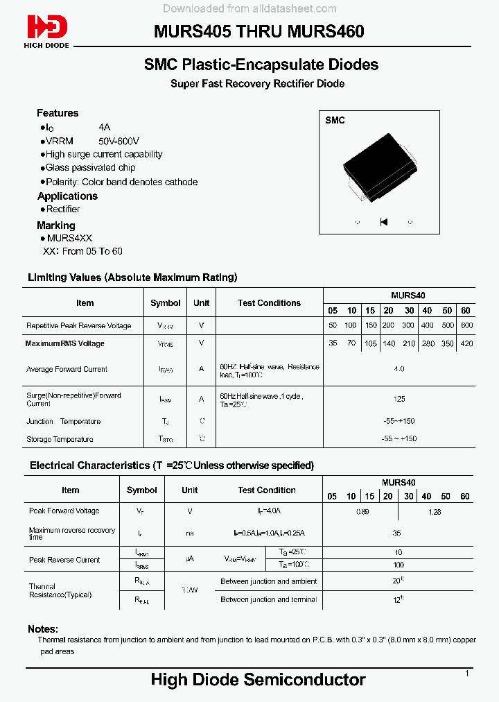 MURS405-SMC_9049685.PDF Datasheet