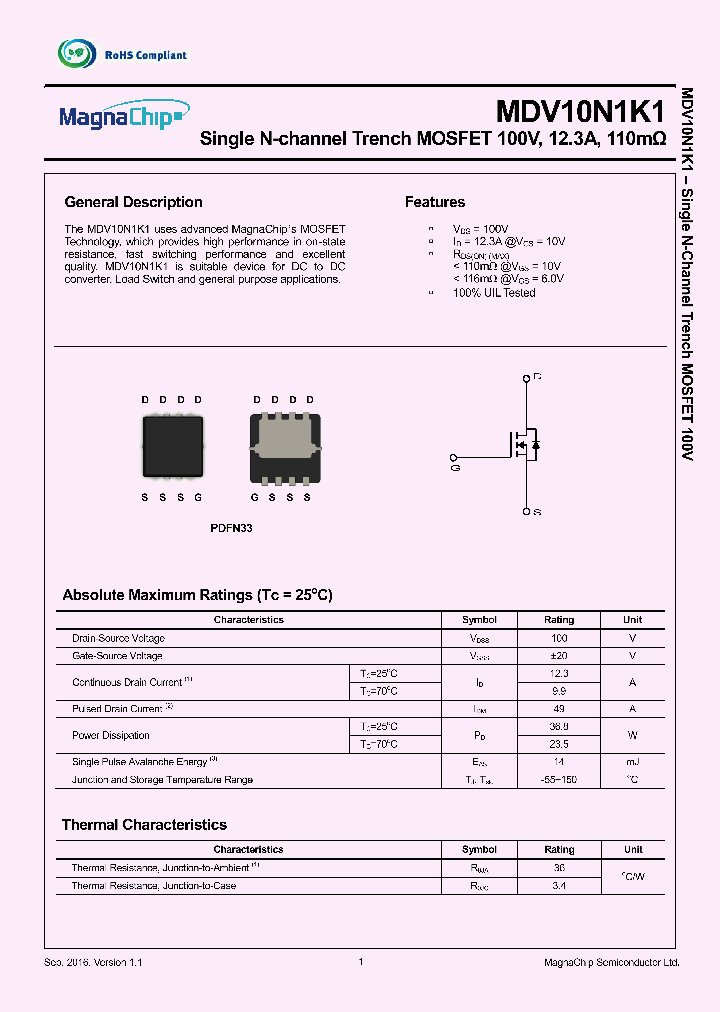 MDV10N1K1_9049913.PDF Datasheet