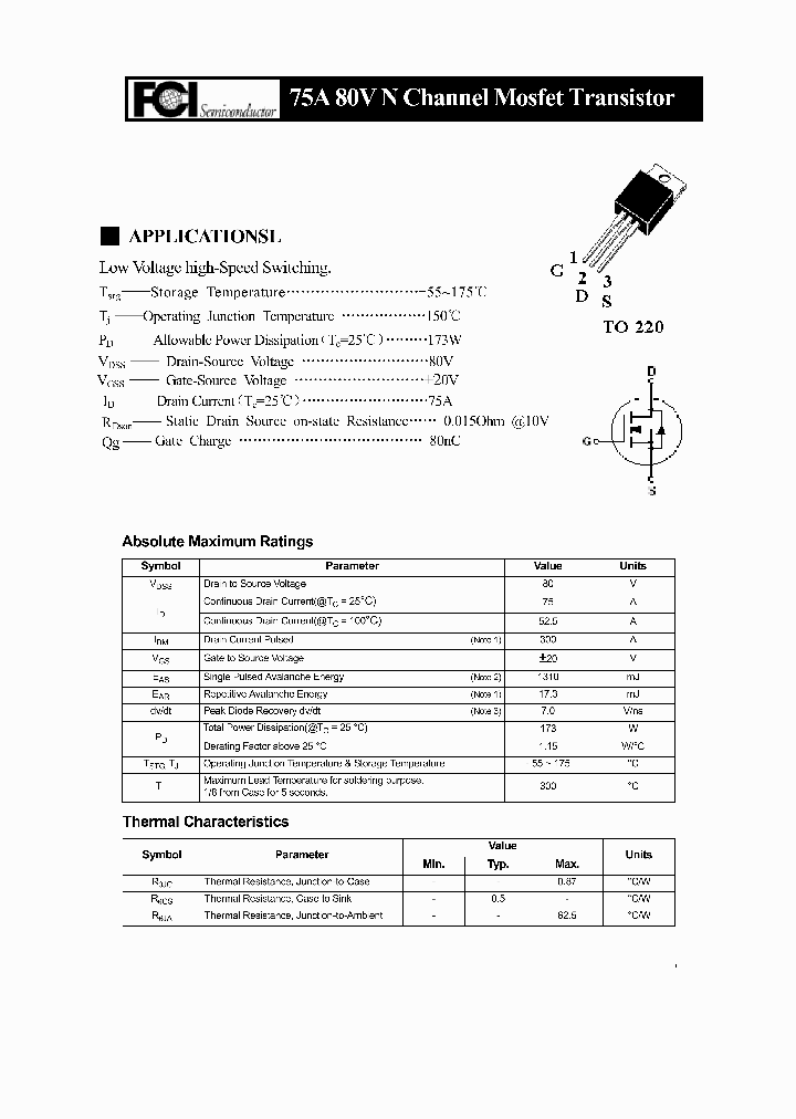 FM75N08_9050026.PDF Datasheet