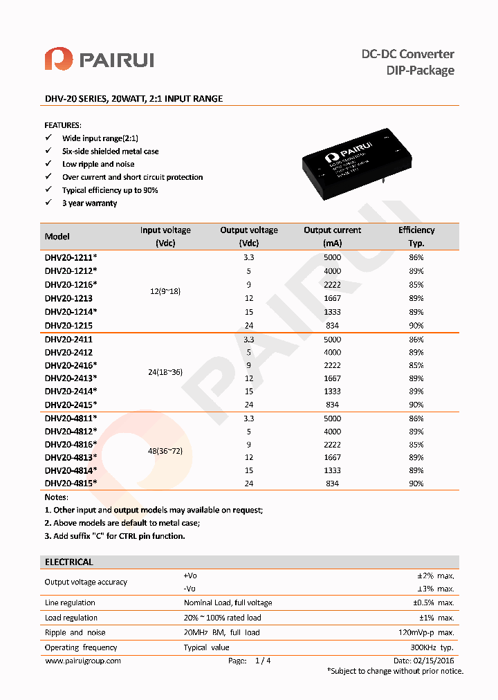 DHV20-1211_9050045.PDF Datasheet