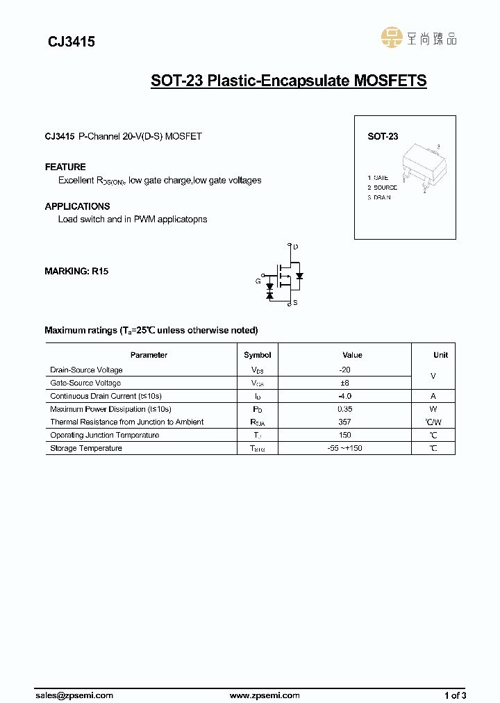CJ3415_9050102.PDF Datasheet
