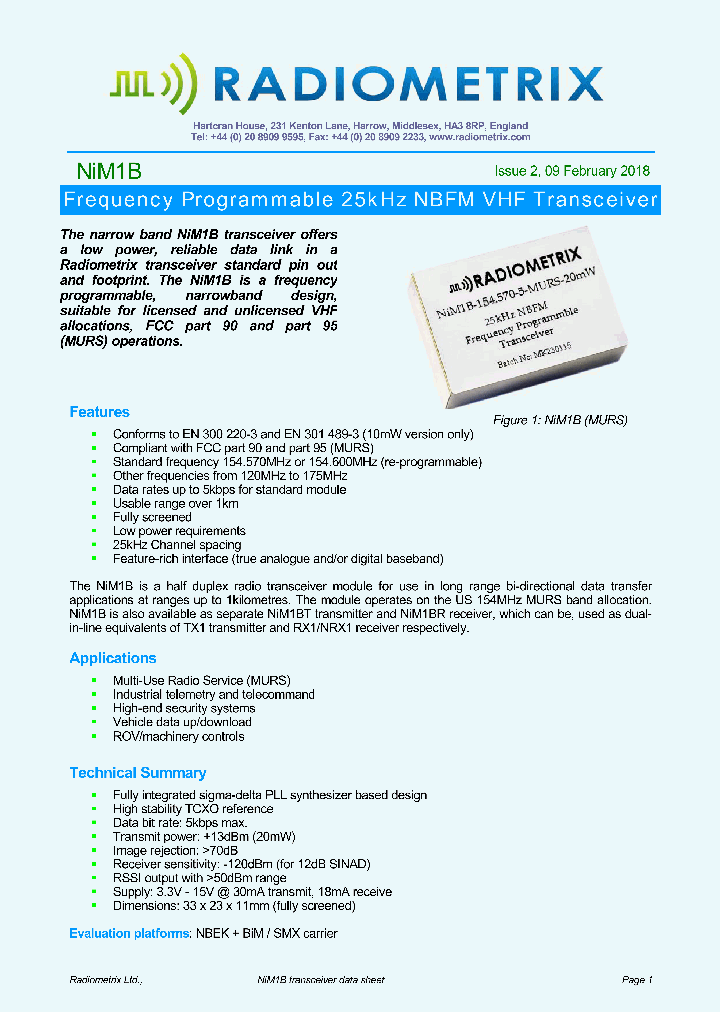 NIM1B-154600-5_9050206.PDF Datasheet