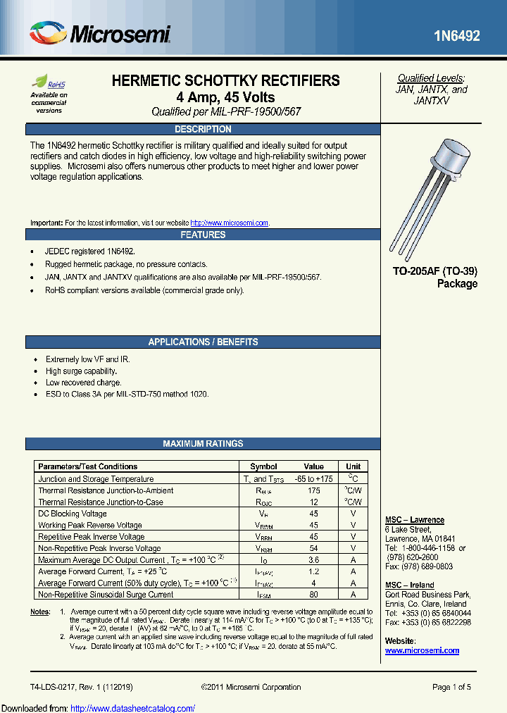 1N6492E3_9050384.PDF Datasheet