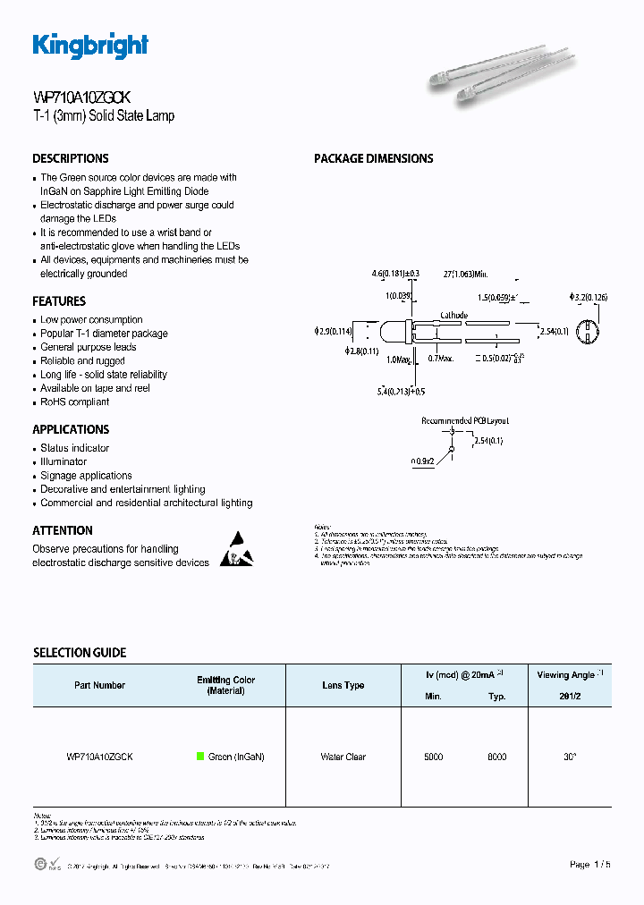 WP710A10ZGCK_9050437.PDF Datasheet