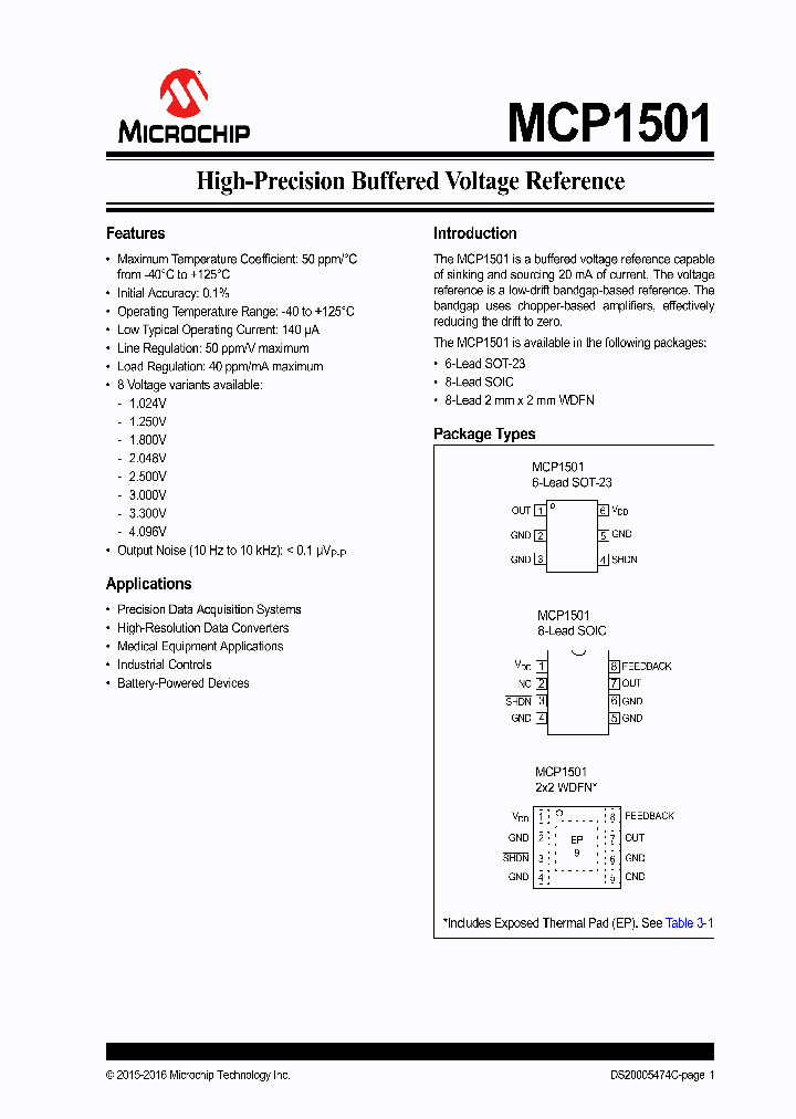 MCP1501-12ESN_9051748.PDF Datasheet