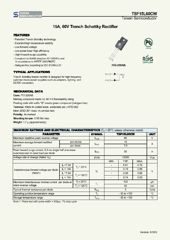 TSF15L60CW_9052181.PDF Datasheet