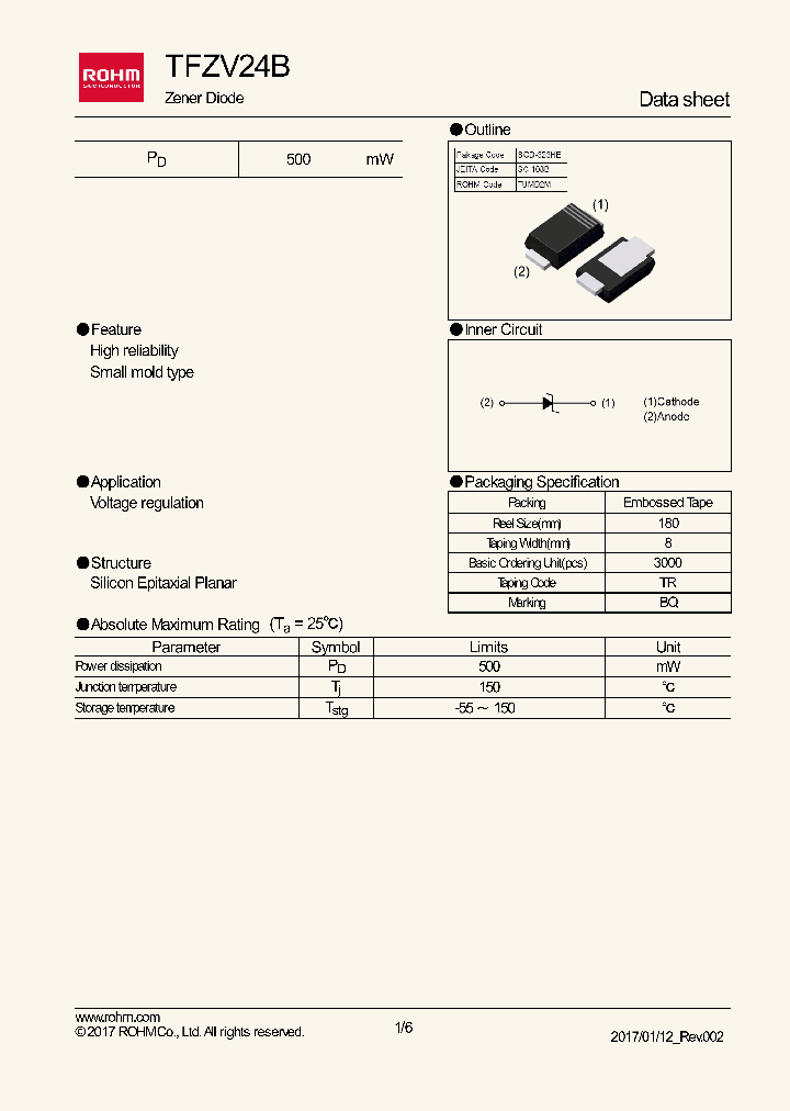 TFZV24B_9052268.PDF Datasheet