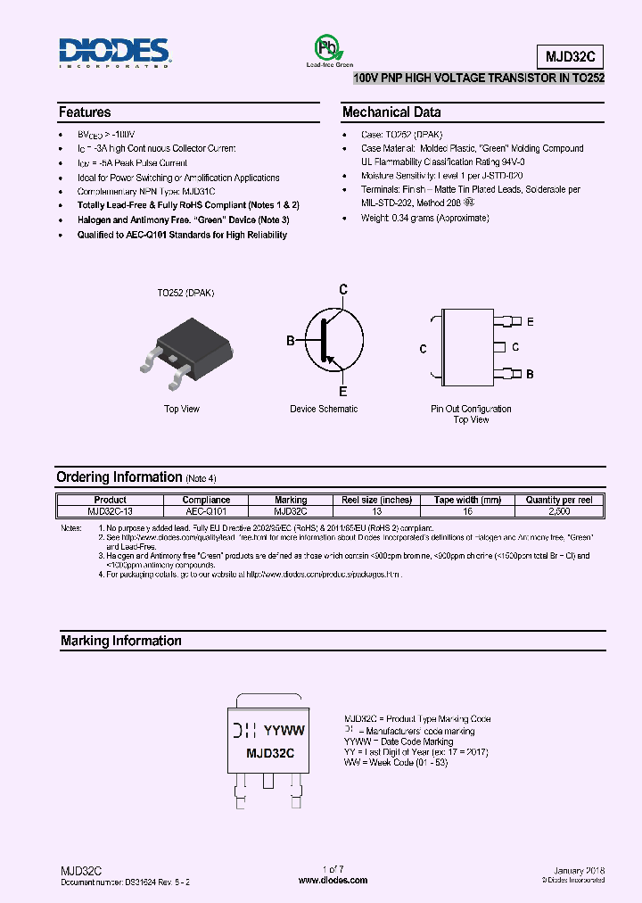 MJD32C_9052472.PDF Datasheet