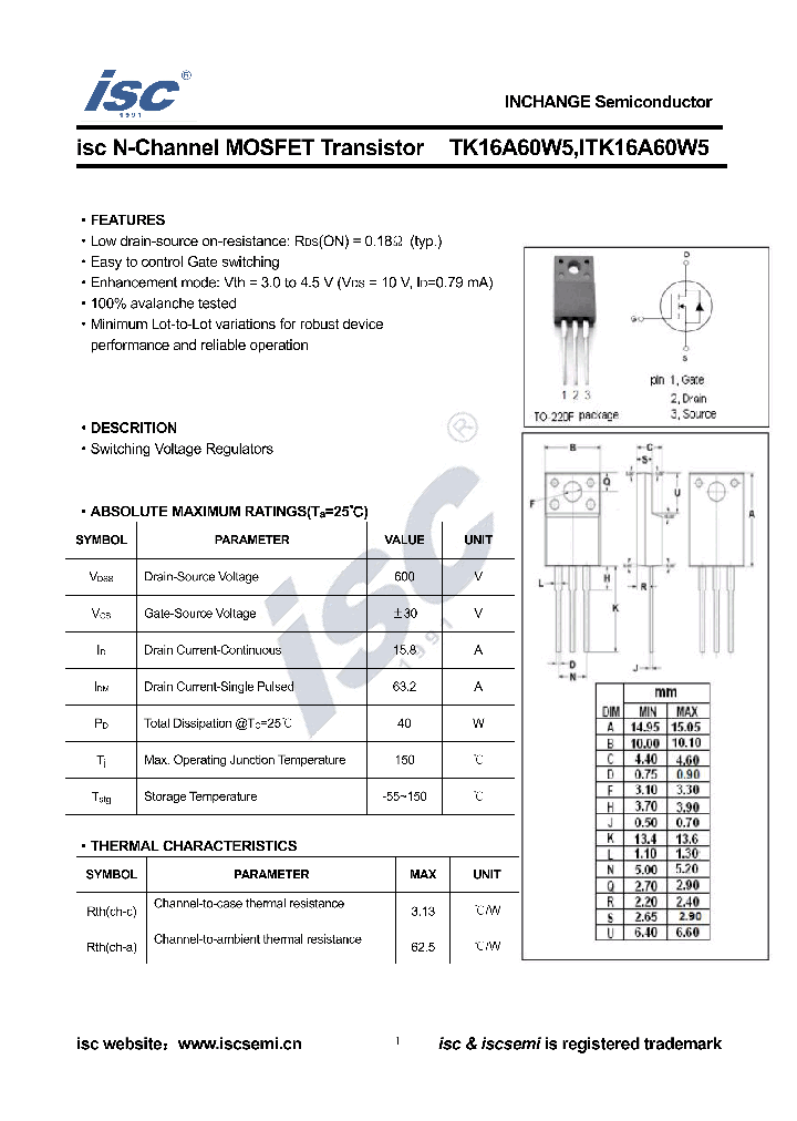 ITK16A60W5_9052549.PDF Datasheet