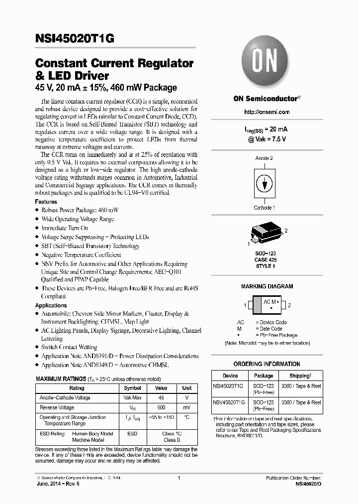 NSI45020_9052595.PDF Datasheet