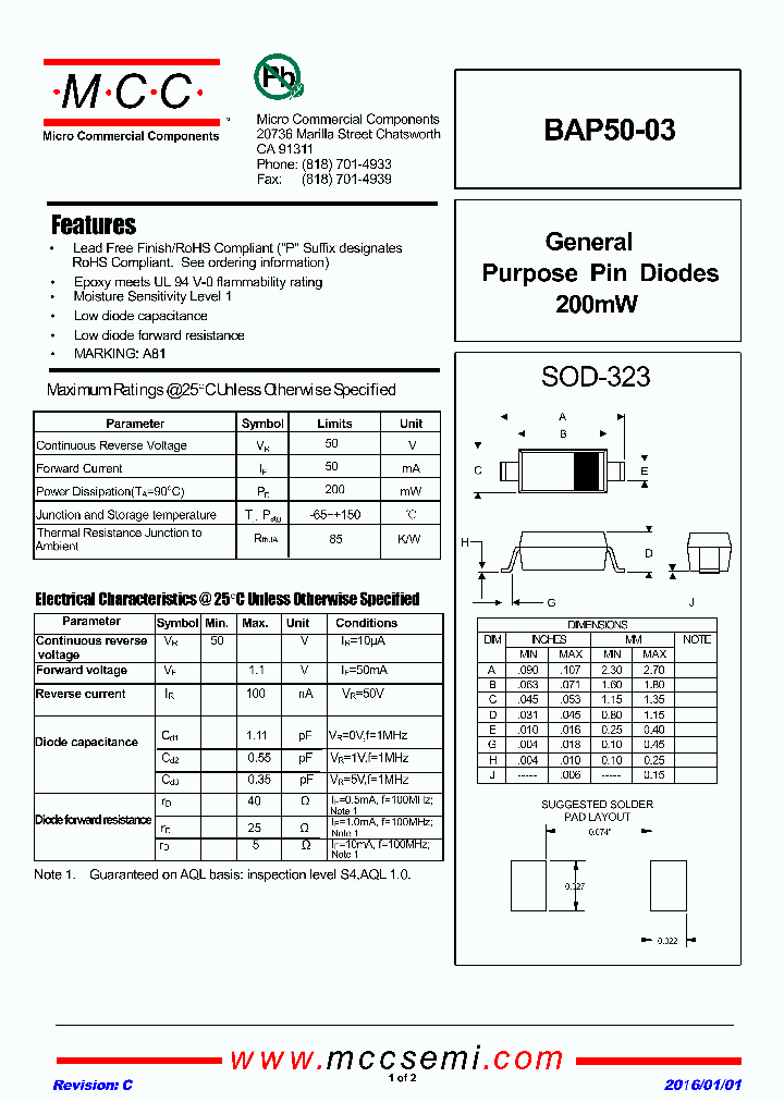 BAP50-03-16_9052682.PDF Datasheet
