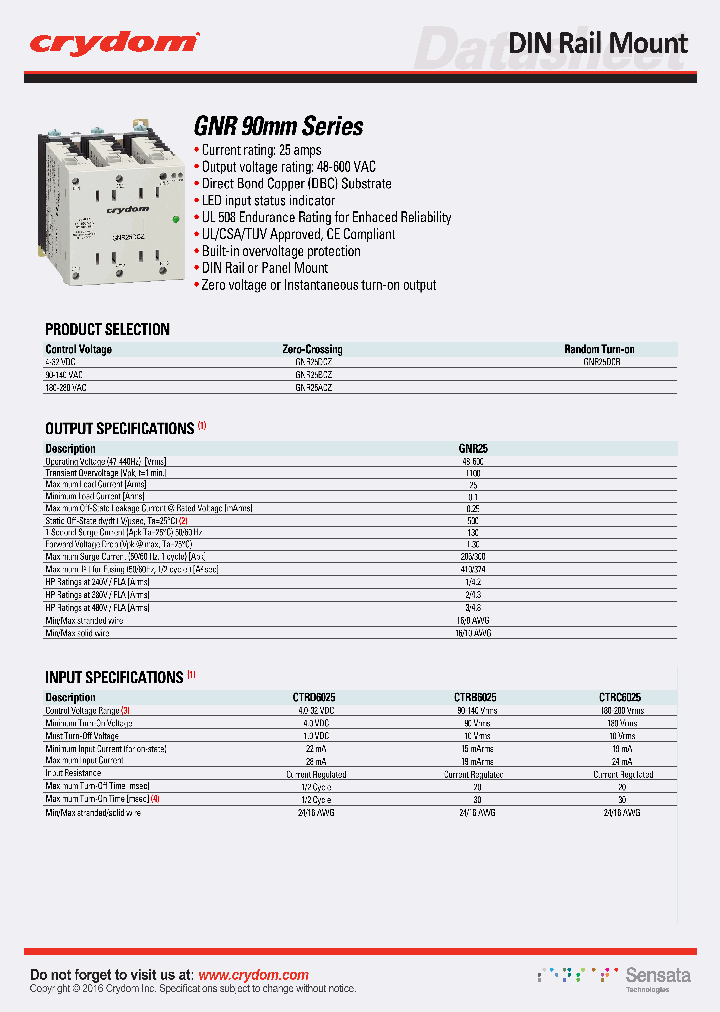 GNR25BCZ_9052832.PDF Datasheet