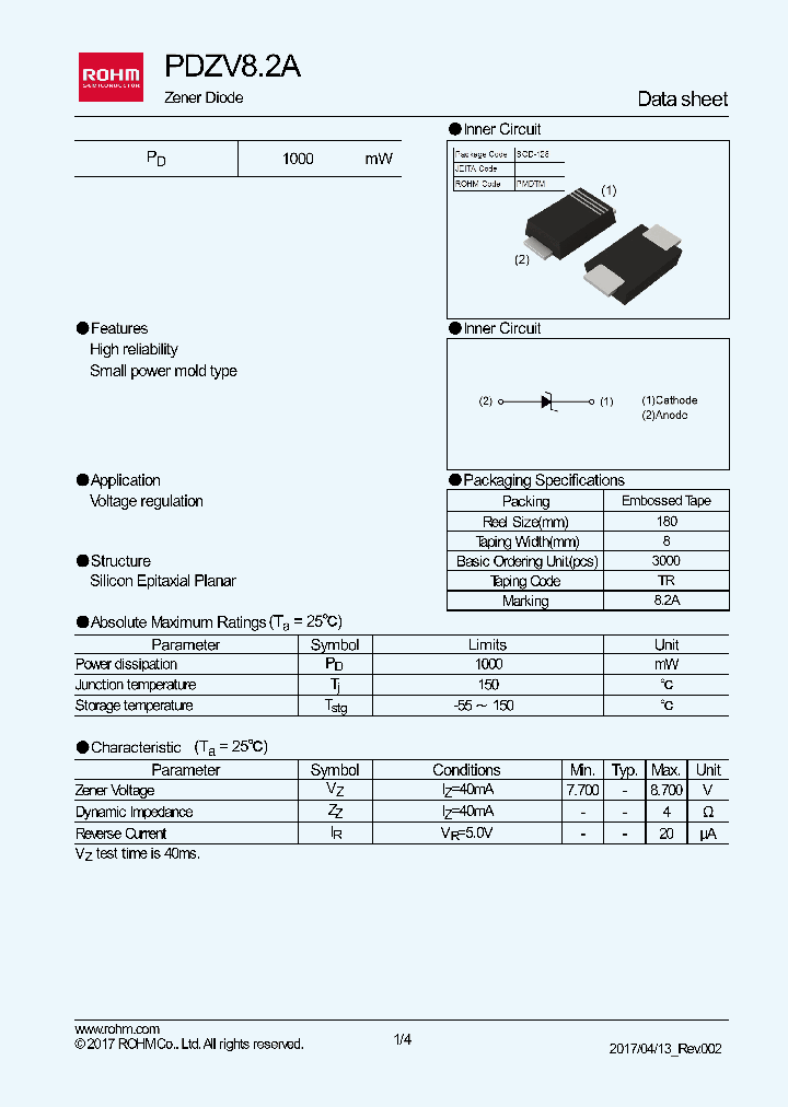 PDZV82A_9052856.PDF Datasheet