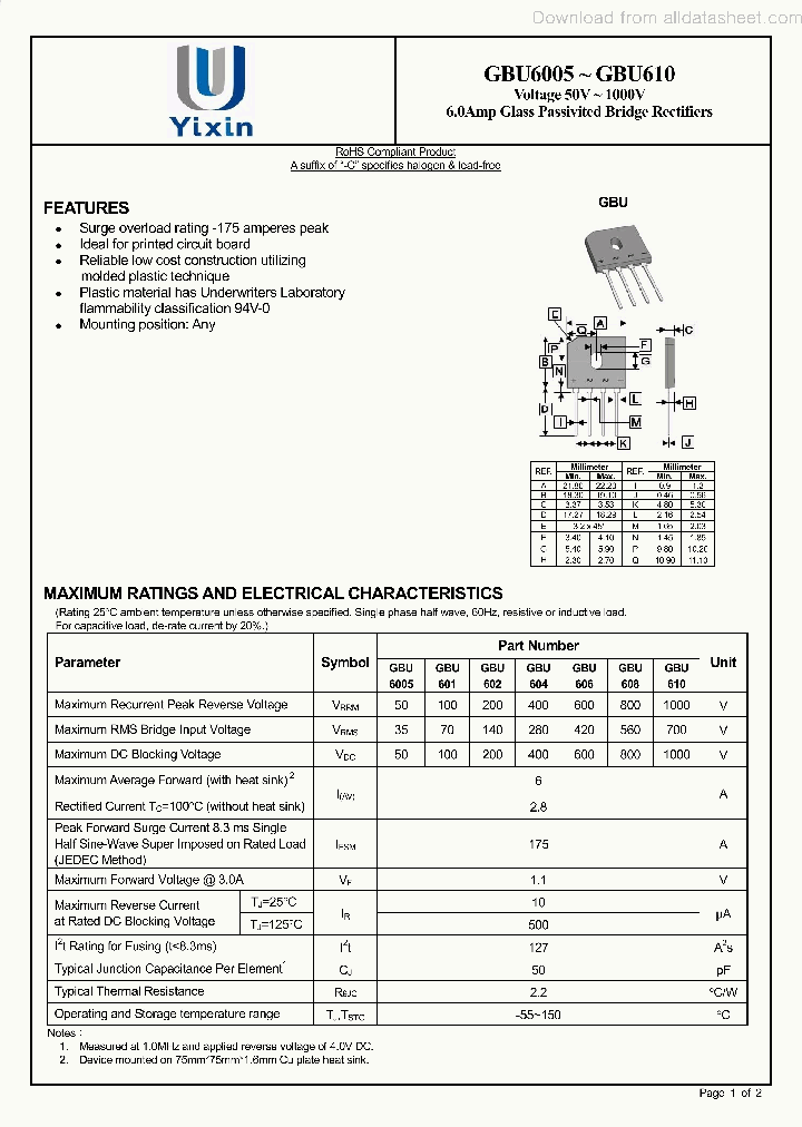 GBU608_9053014.PDF Datasheet