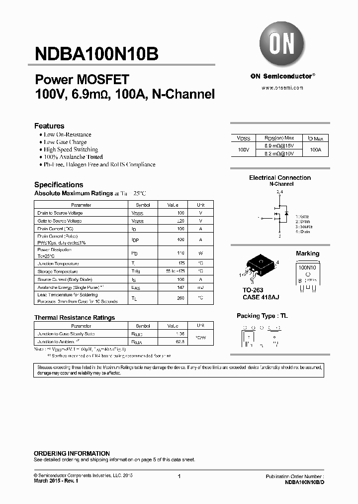 NDBA100N10B_9053215.PDF Datasheet