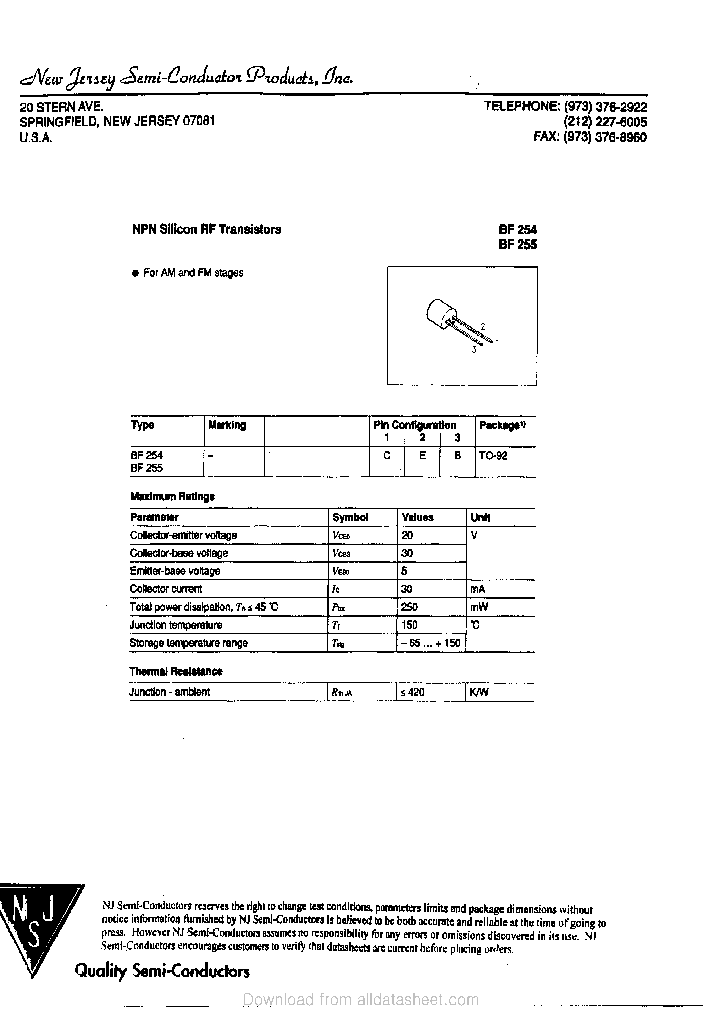 BF254_9053354.PDF Datasheet