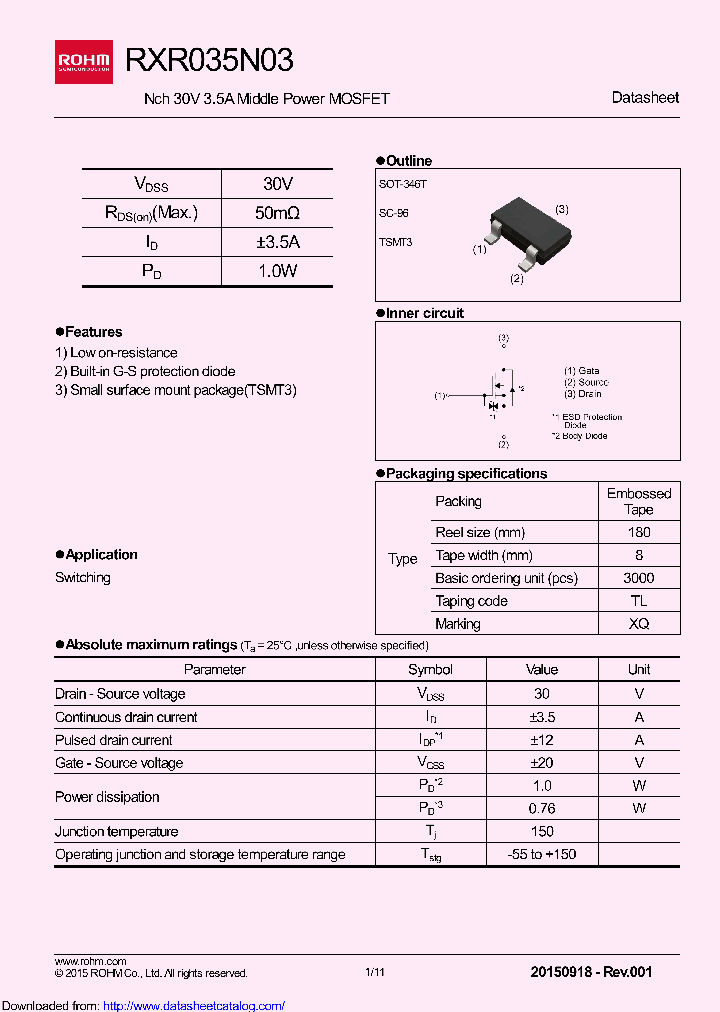 RXR035N03TCL_9053956.PDF Datasheet