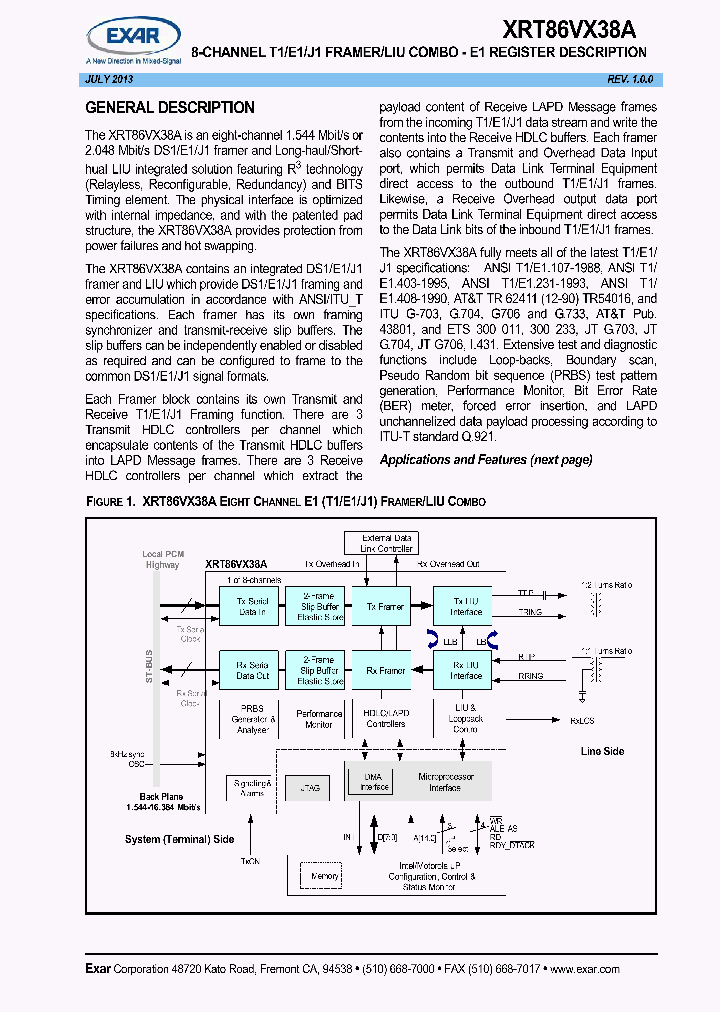 XRT86VX38AIB256_9054094.PDF Datasheet
