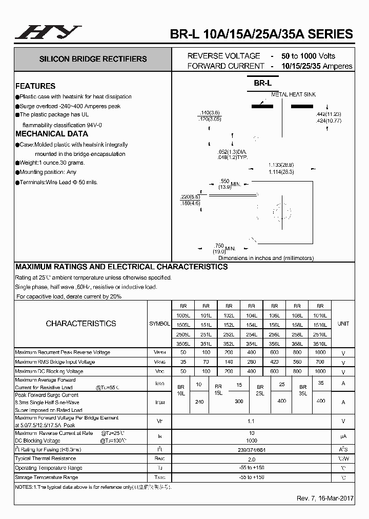 BR2505L_9054296.PDF Datasheet