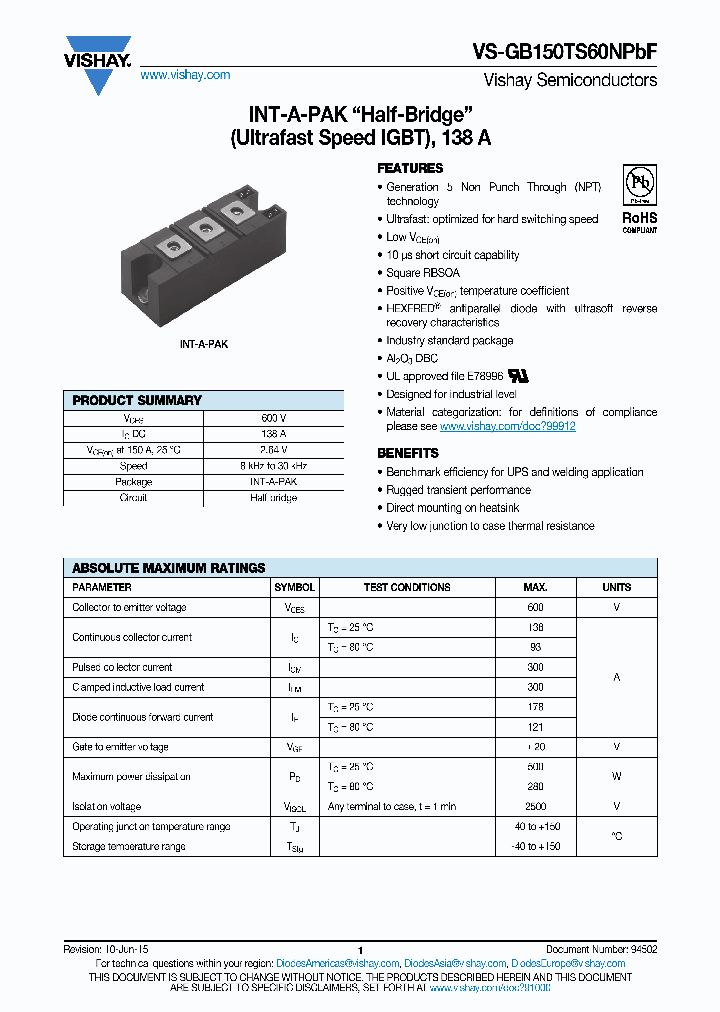 VS-GB150TS60NPBF_9054314.PDF Datasheet