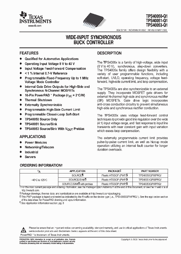 TPS40053-Q1_9054822.PDF Datasheet