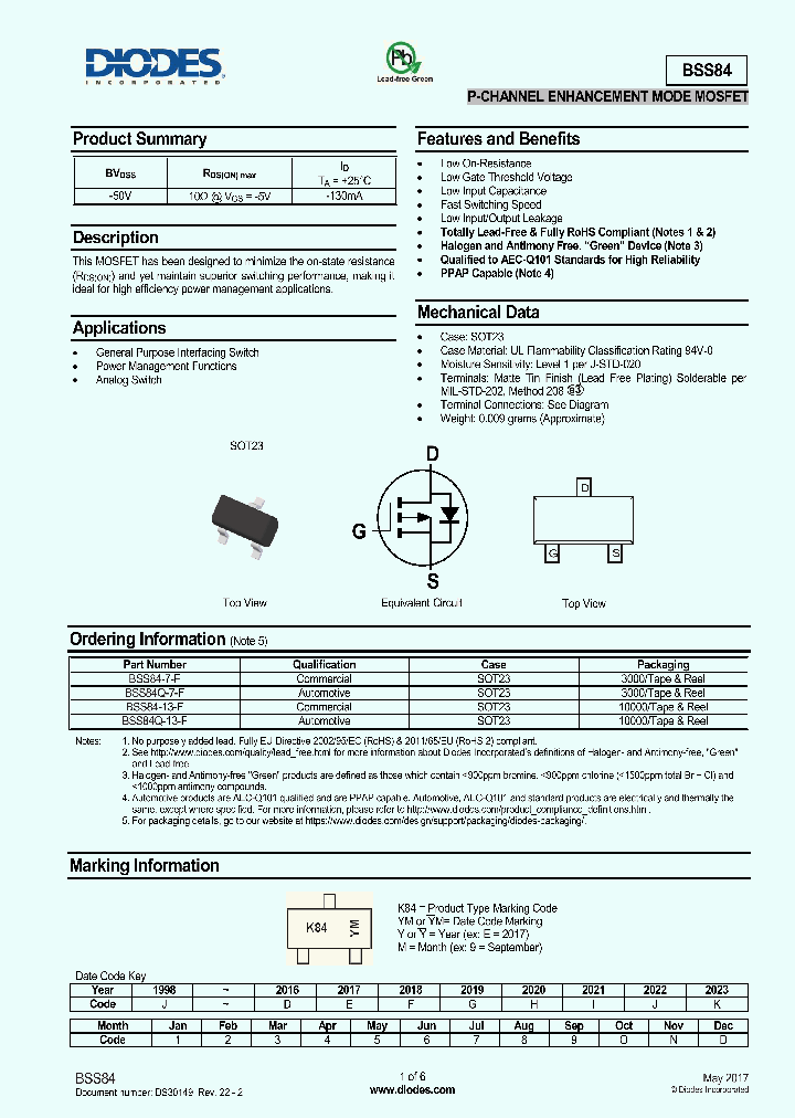 BSS84-13-F_9055114.PDF Datasheet