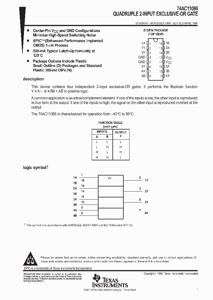 74AC11086DR_9055116.PDF Datasheet