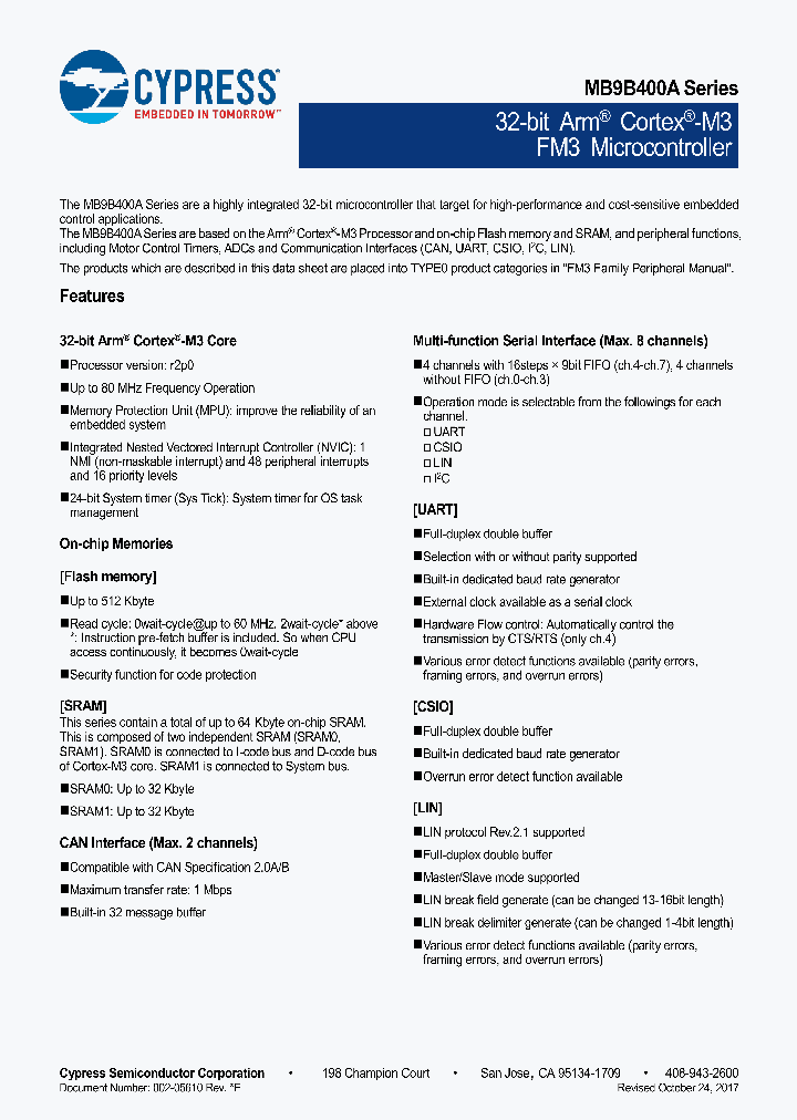 MB9BF404NAPMC-G-UNE2_9055269.PDF Datasheet