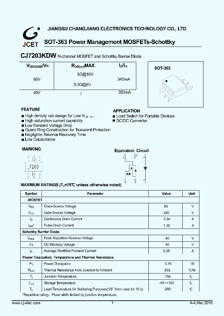 CJ7203KDW_9055258.PDF Datasheet