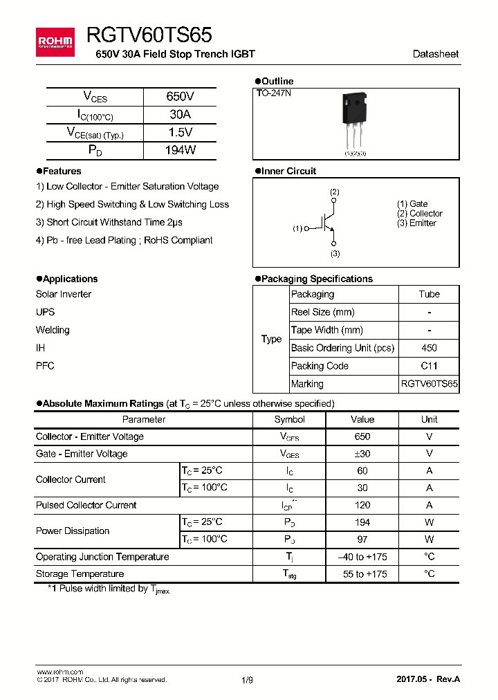 RGTV60TS65_9055394.PDF Datasheet