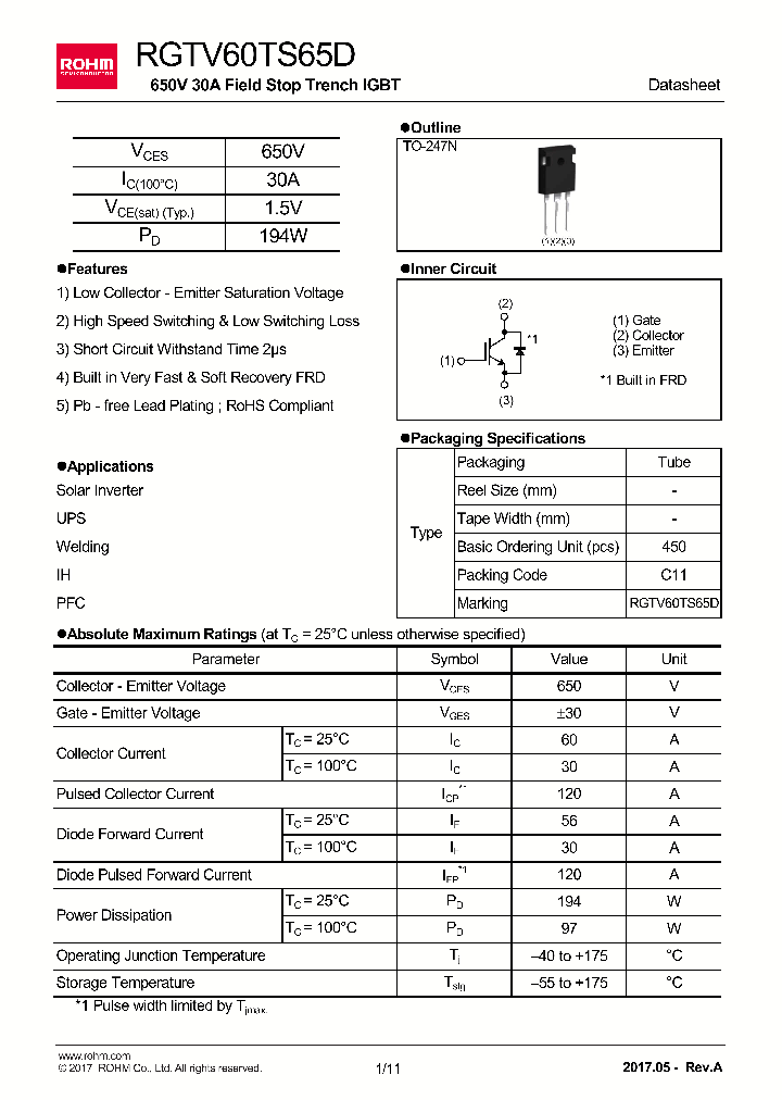 RGTV60TS65D_9055395.PDF Datasheet